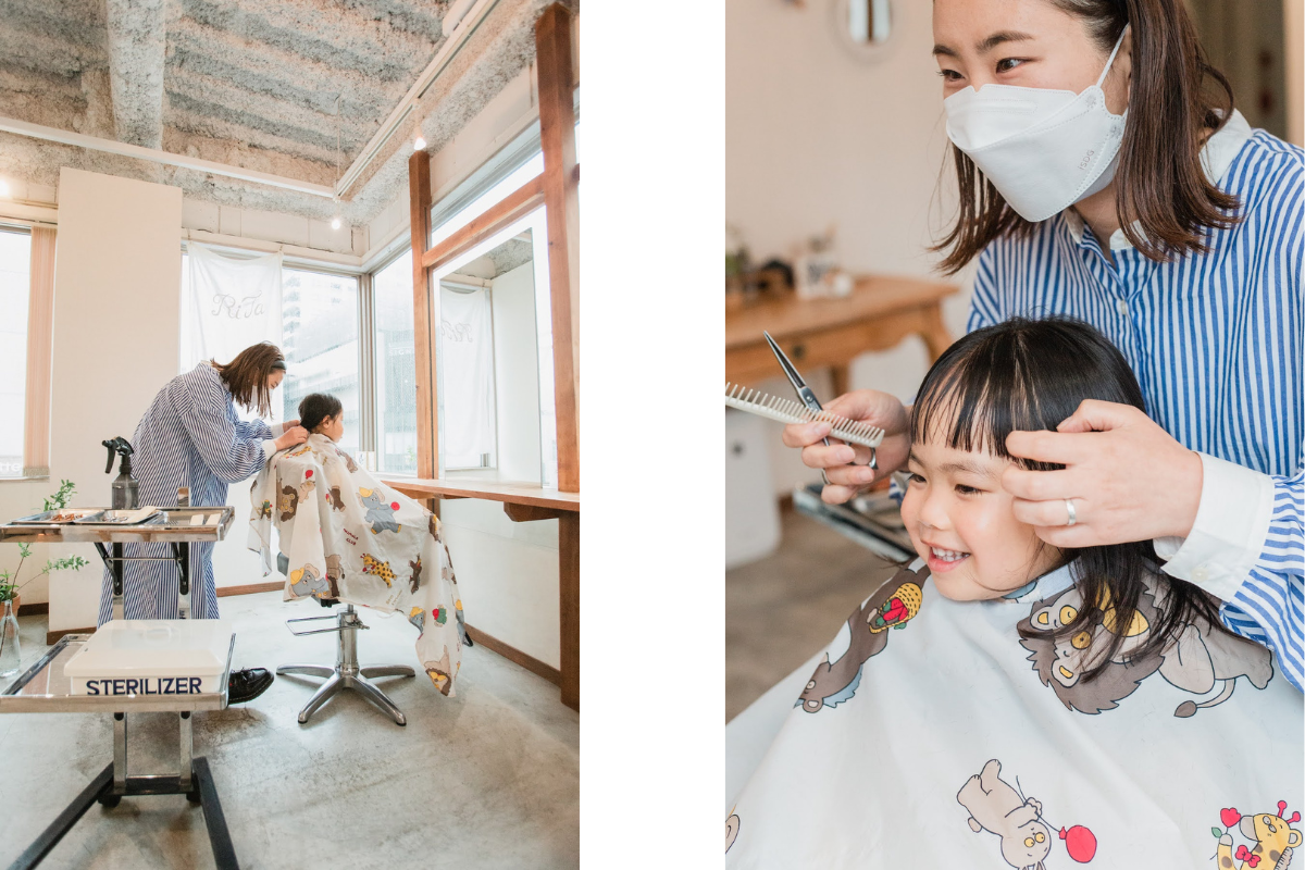◆初めての美容院 – 日常撮影レポ –