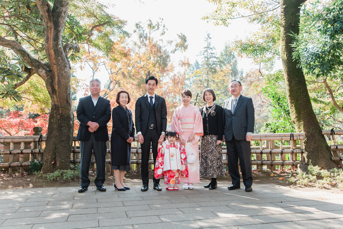 ◆七五三撮影のバリエーション – 1時間プラン –