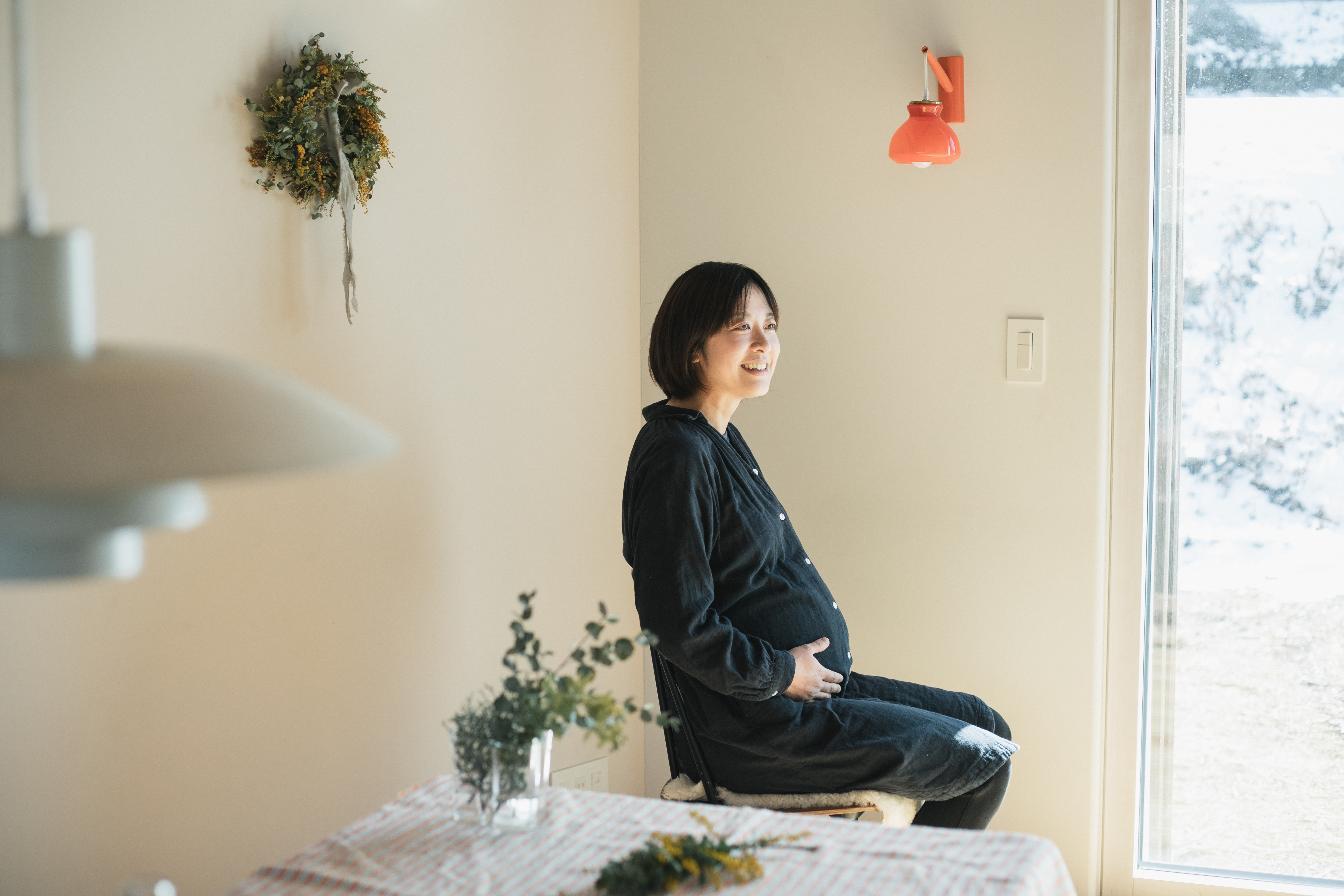 北欧インテリアと季節の草花に彩られた空間にて撮影会を開きました