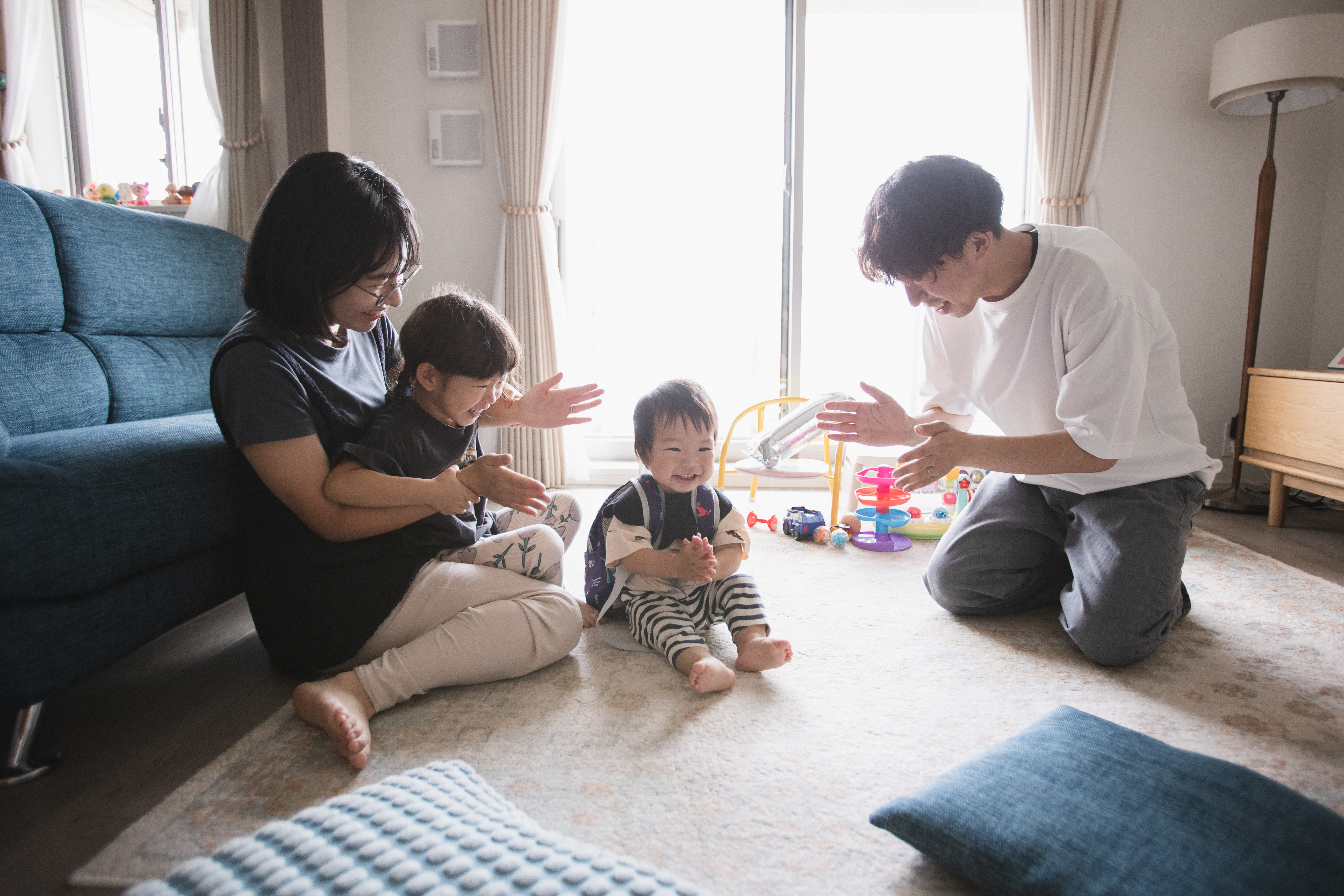 夏のおうちで過ごす時間 - 1歳誕生日の日常写真 –